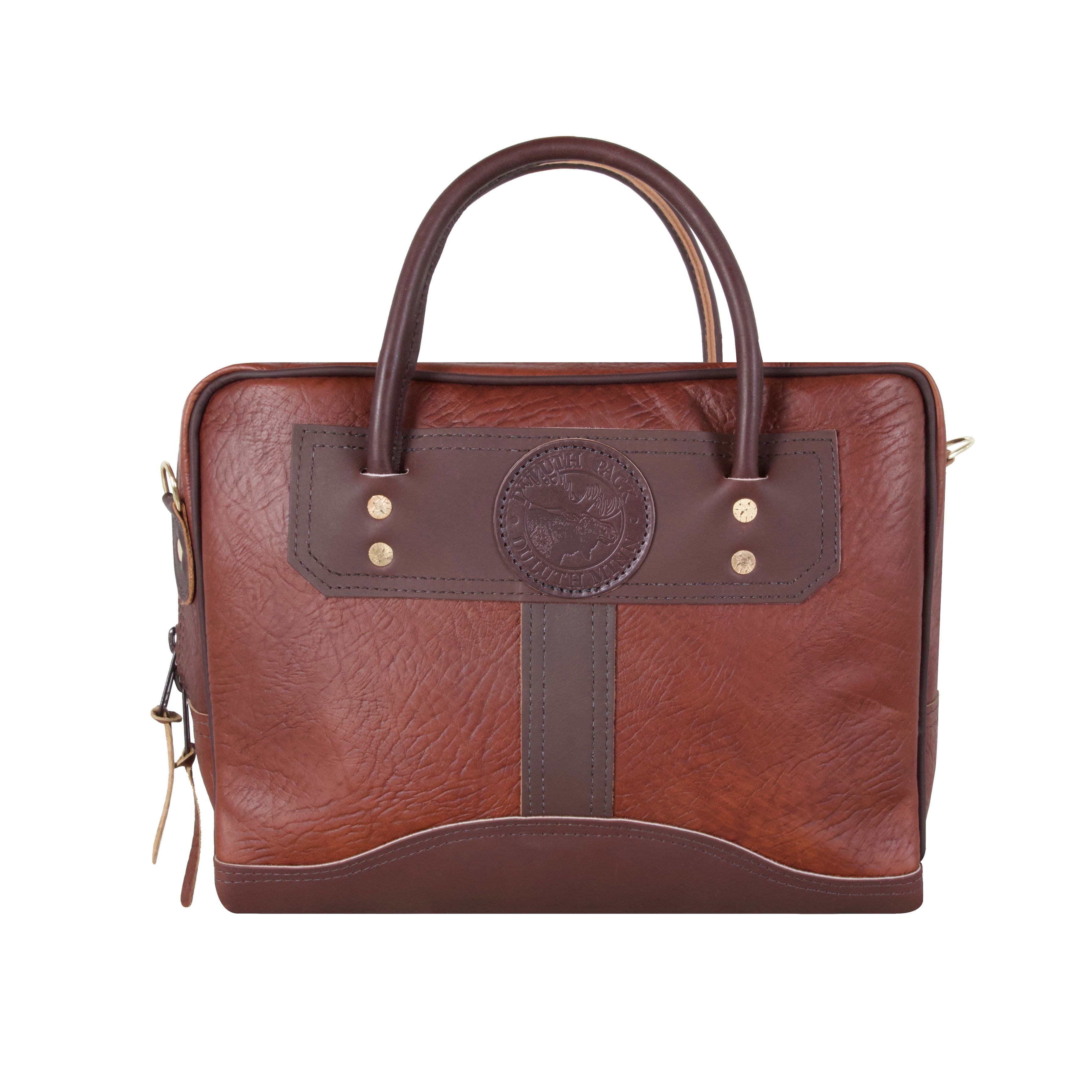 duluth leather briefcase